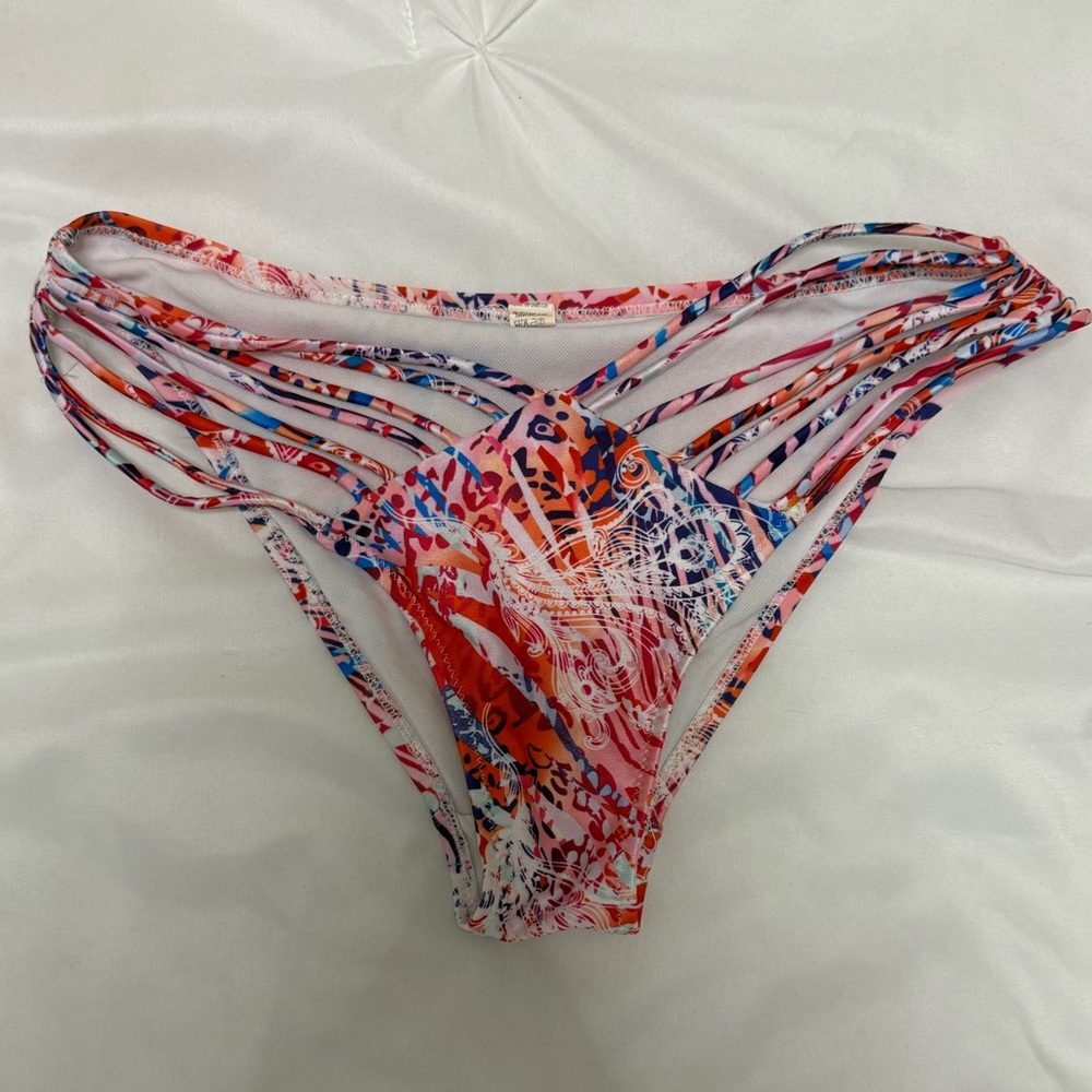 Y2K Vibrant Multicolor Women's Swim Bottom